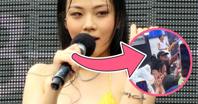 Bibi Goes Viral For Kissing A Fan At The 2023 Waterbomb Pageant K Pop News