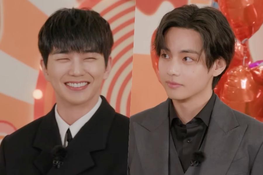 Watch: BTS’s V And Yoo Seung Ho Return To “Running Man” In “Tazza”-Themed Episode Preview