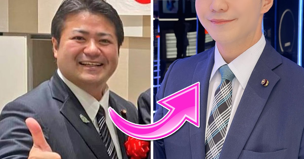 Japanese Politician Goes Viral For His Weight Loss Transformation, Handsome Visuals