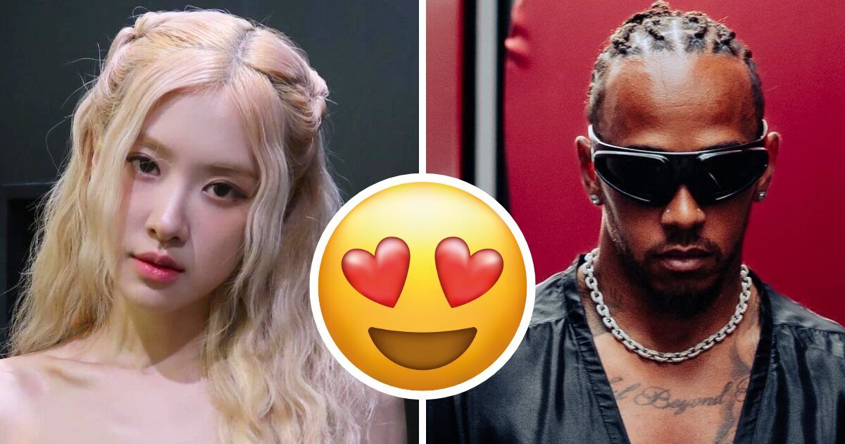 BLACKPINK's Rosé And Lewis Hamilton Are Going Viral For Their Insane Chemistry 