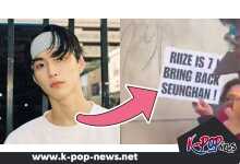 "RIIZE Is 7" — Fans Bring Demands For Seunghan's Return To The Members IRL